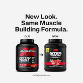 MuscleTech NitroTech Strawberry Whey Protein Powder 1.81 kg